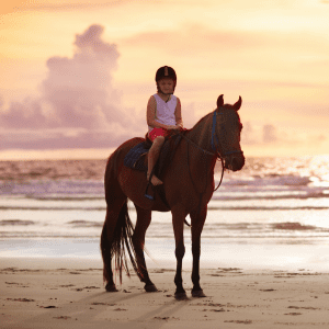 Dual citizenship in Saint Lucia for families horse riding 